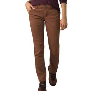Prana Halle Women's Outdoor Hiking Nature Work Pant Comfy Brown Sz 10 Regular